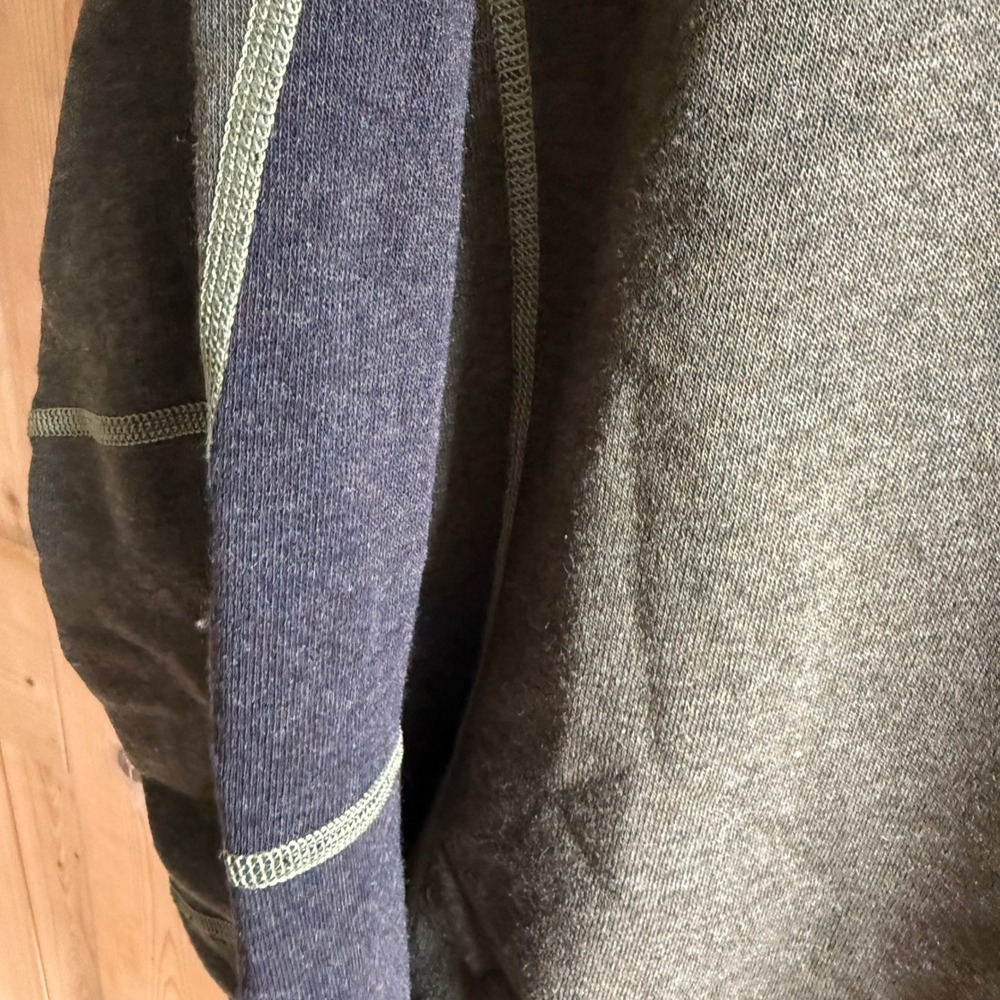 Kuhl Kashmira Mens Large Olive Green 1/4 Zip Fleece Pullover Sweater RN 108846 - Picture 7 of 16